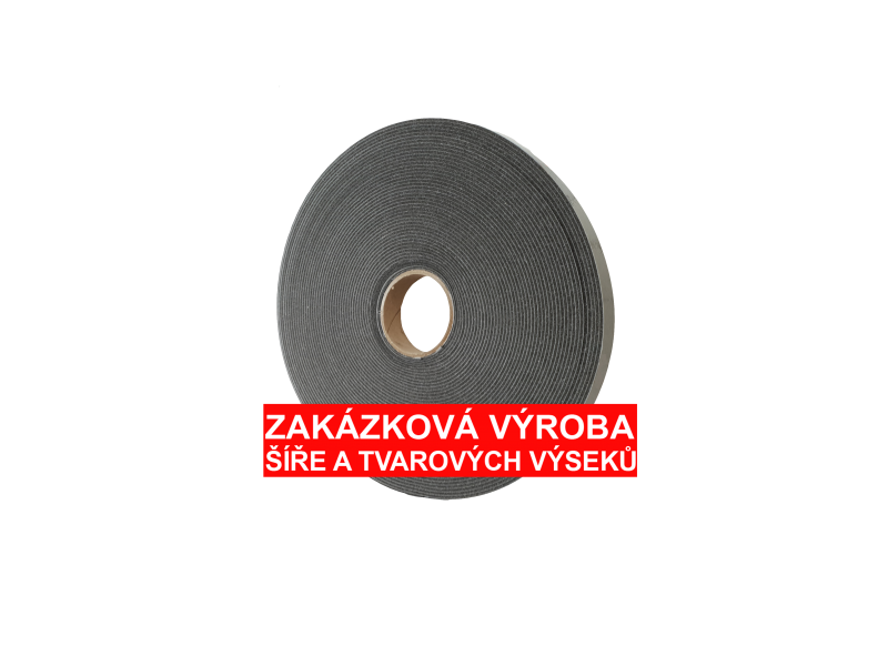 PU samolepící těsnění 3mm, s krycí fólií,  šedá | hanak-trade.cz